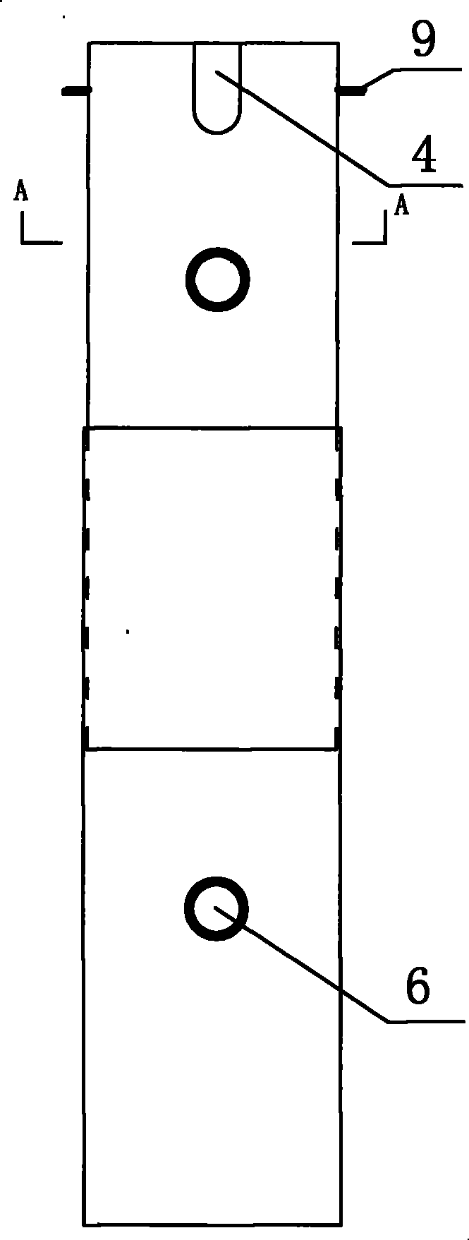 Gob-side entry retaining side support method of coal bed fully mechanized caving face