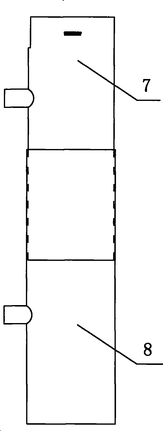 Gob-side entry retaining side support method of coal bed fully mechanized caving face