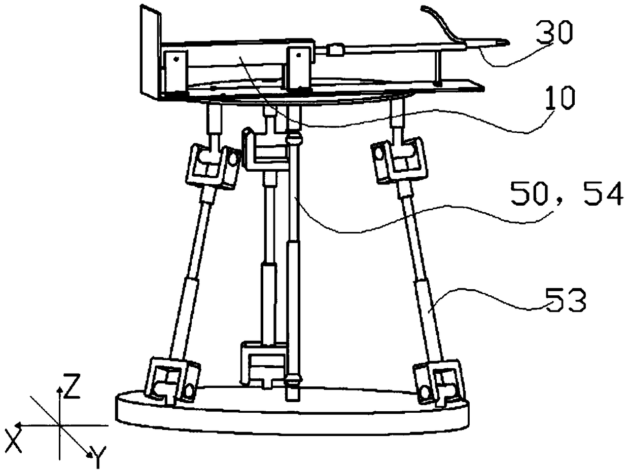 3-UPU/SPS automatic implantation device for cochlea pre-bending electrode