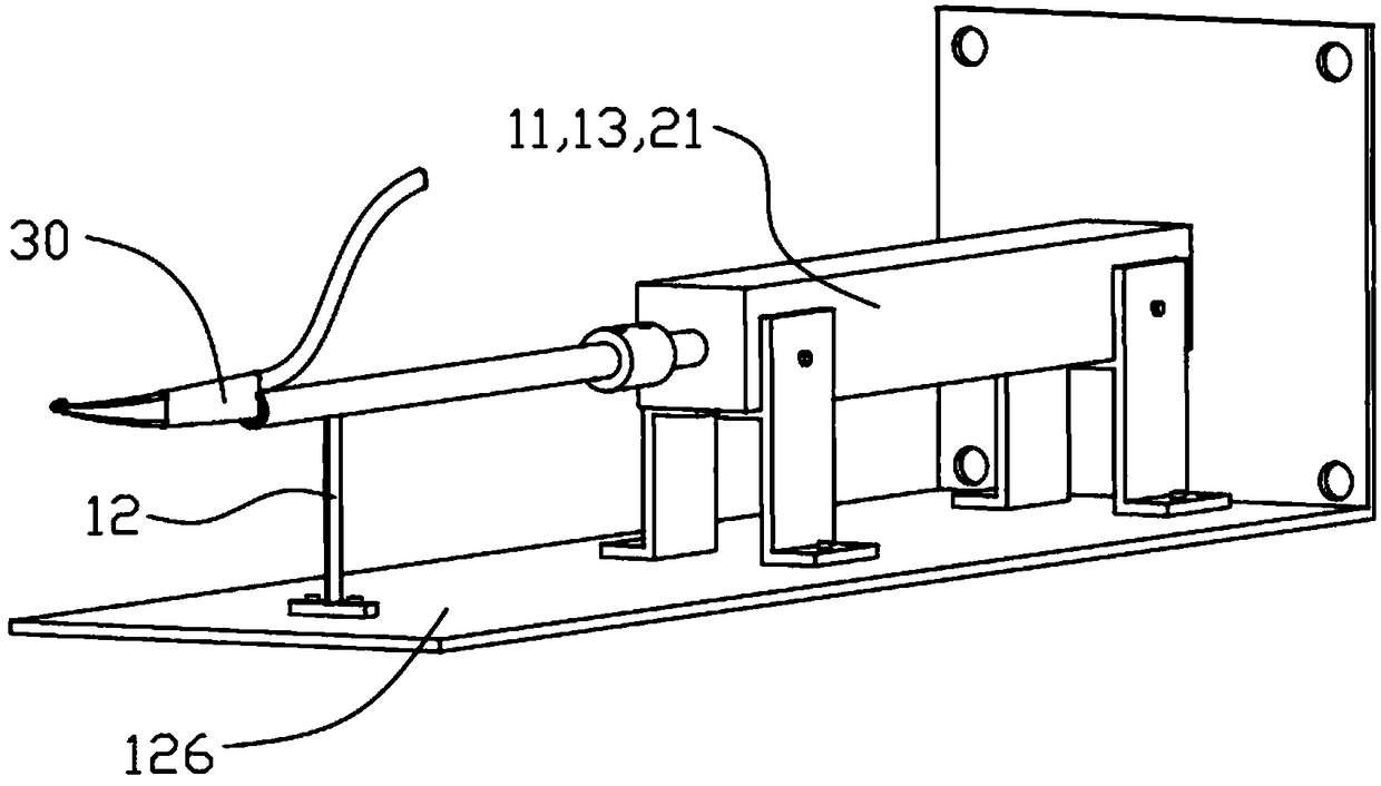 3-UPU/SPS automatic implantation device for cochlea pre-bending electrode