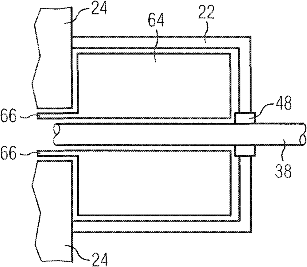 Electric machine comprising a superconducting rotor winding