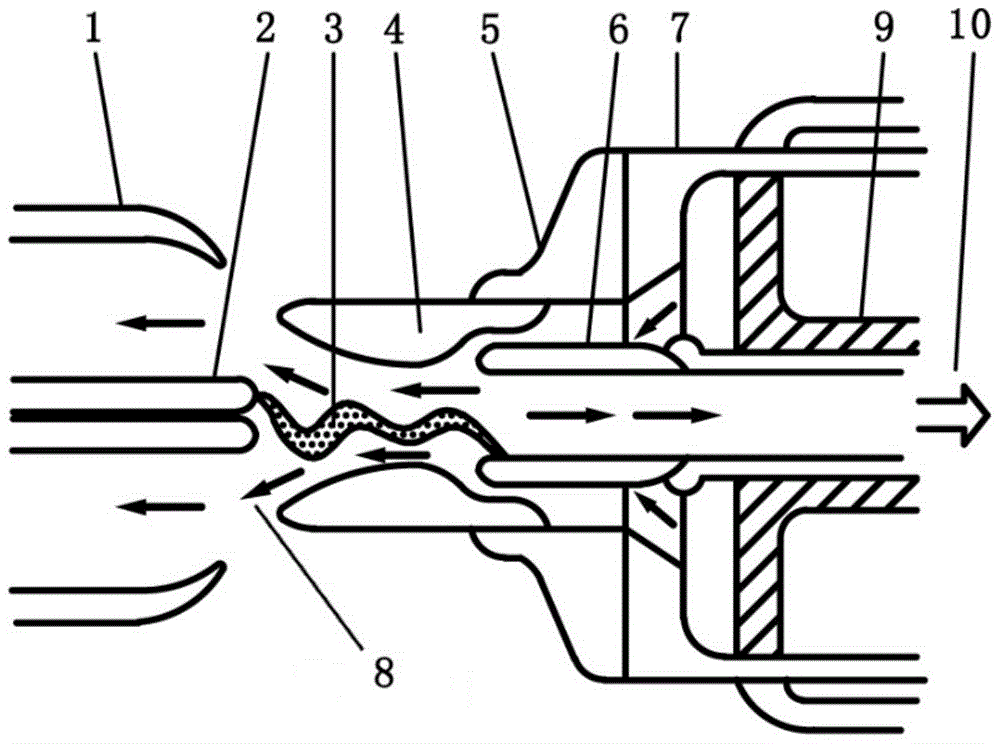 A polytetrafluoroethylene composite material, an arc extinguishing nozzle and its preparation method, and a high-voltage circuit breaker