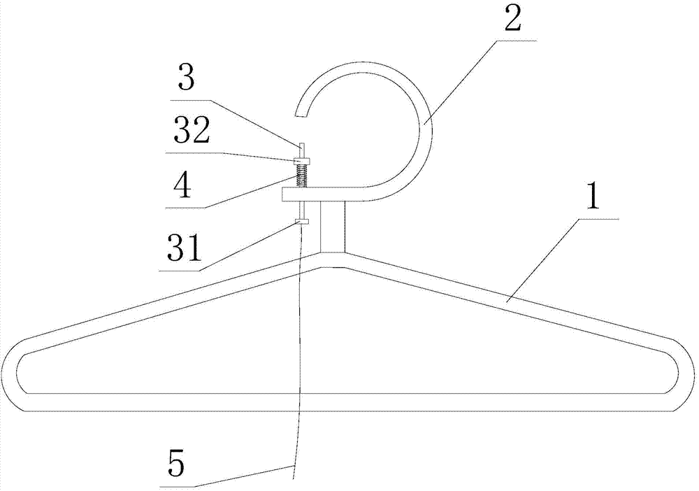 Wind-resistant hanger