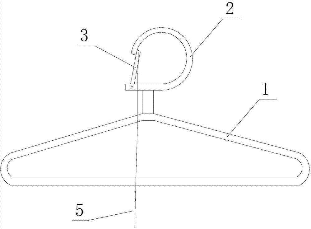 Wind-resistant hanger