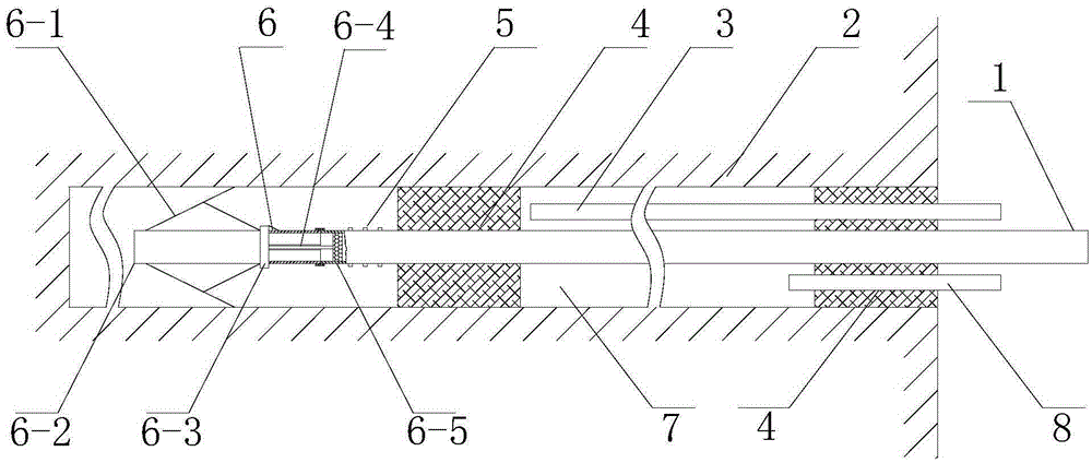 A coal mine underground fracturing sealing device and method