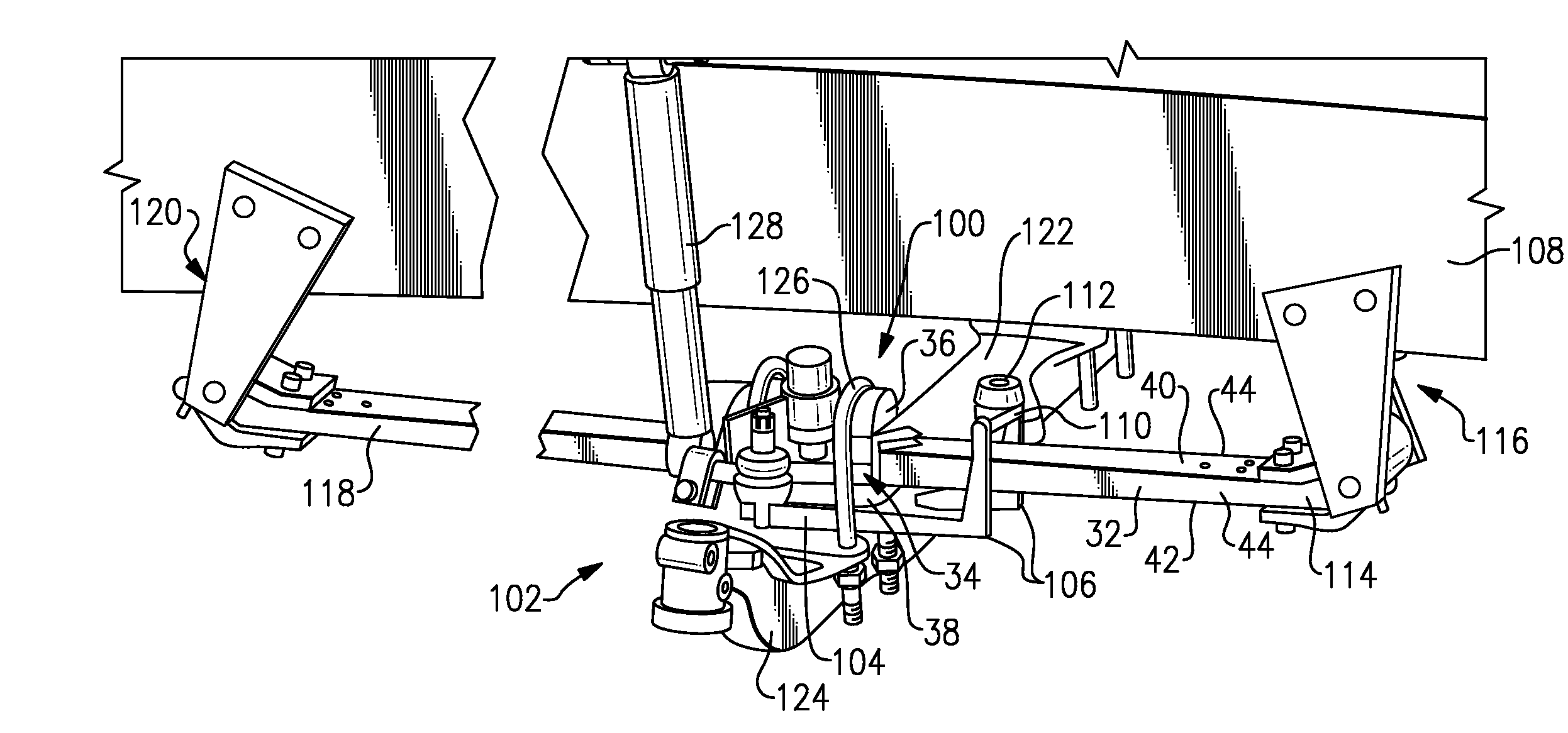 Suspension spring mount