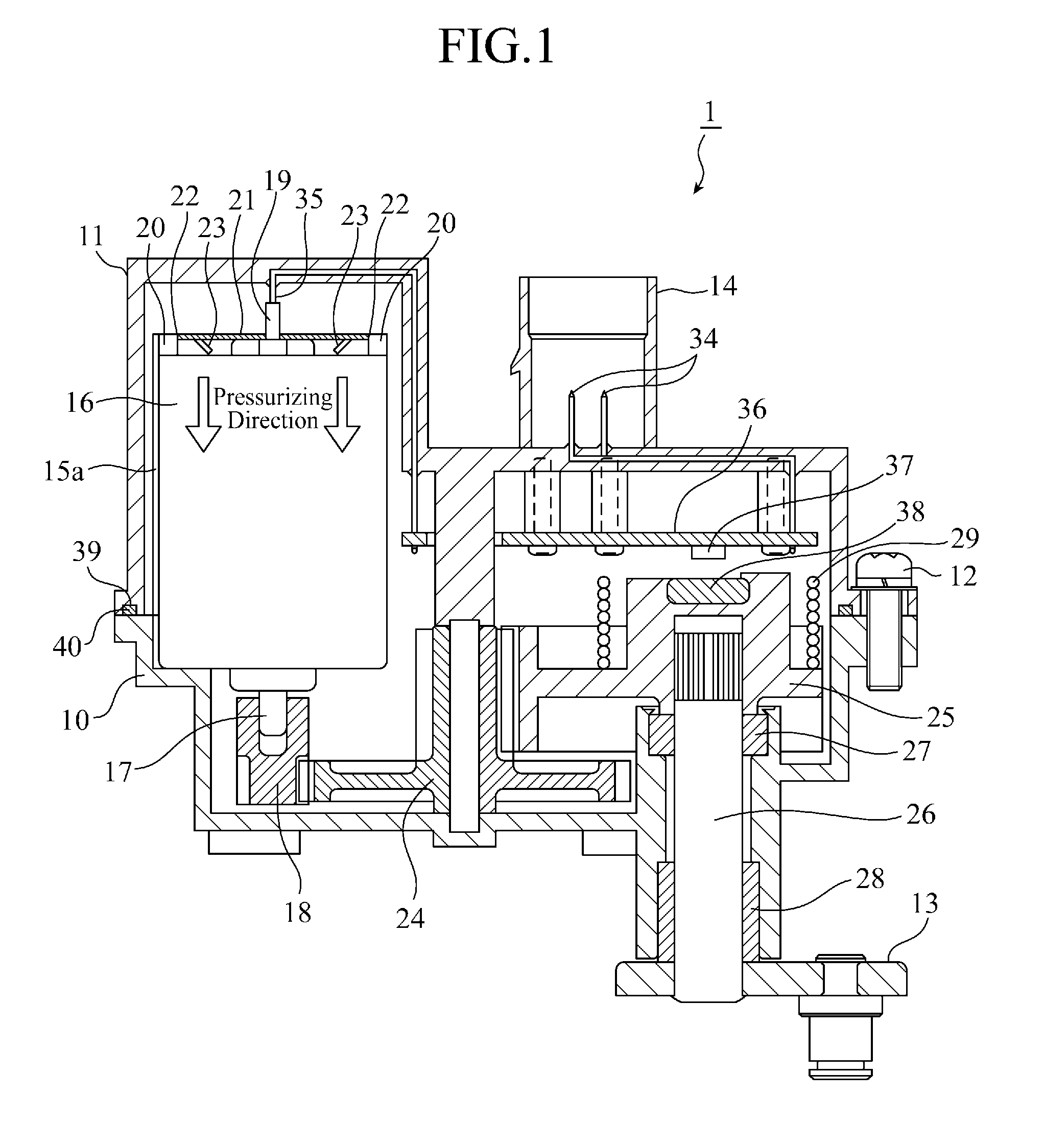 Electronically controlled actuator