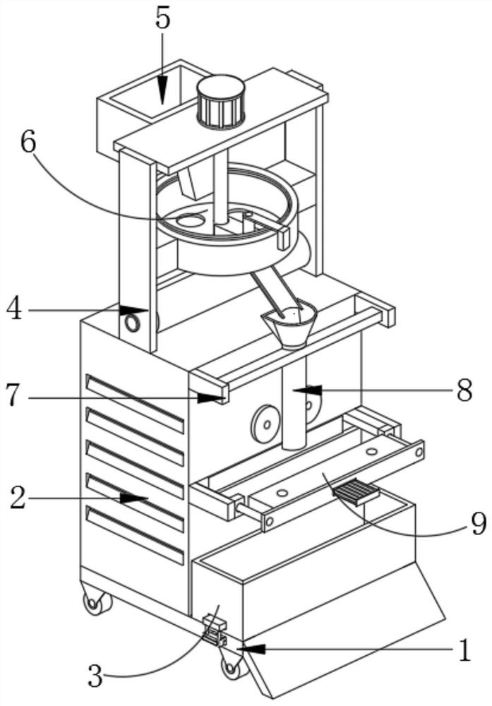 Quantitative packaging process based on graphene particles