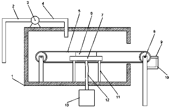 Improved sludge vacuum dehydration device