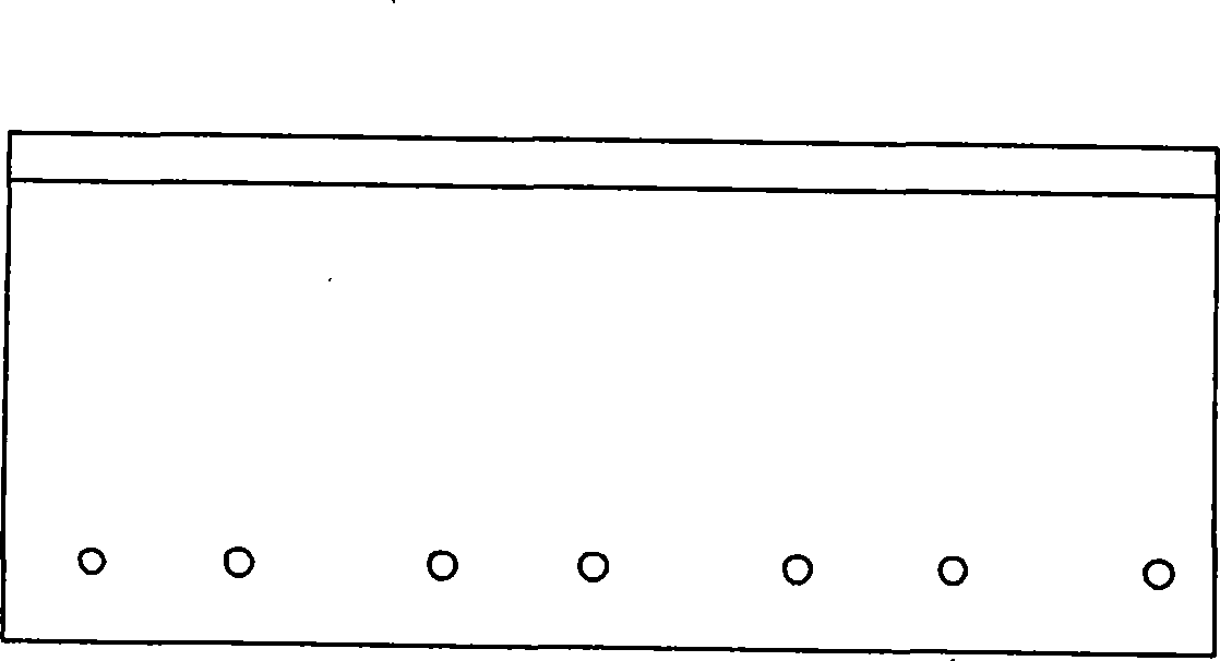 Novolac epoxy scraper and manufacturing method thereof