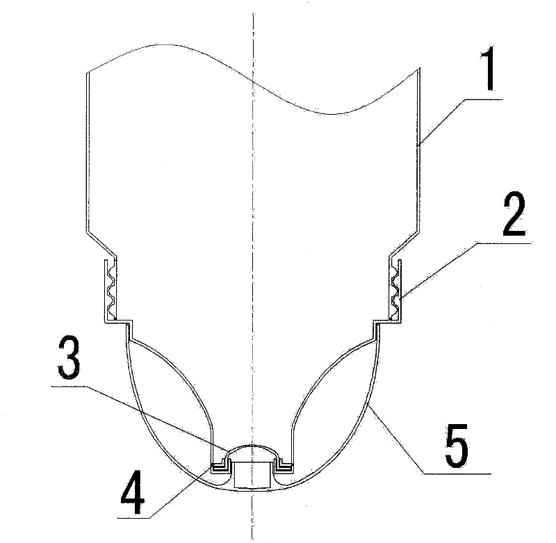 Extrusion type oil bottle