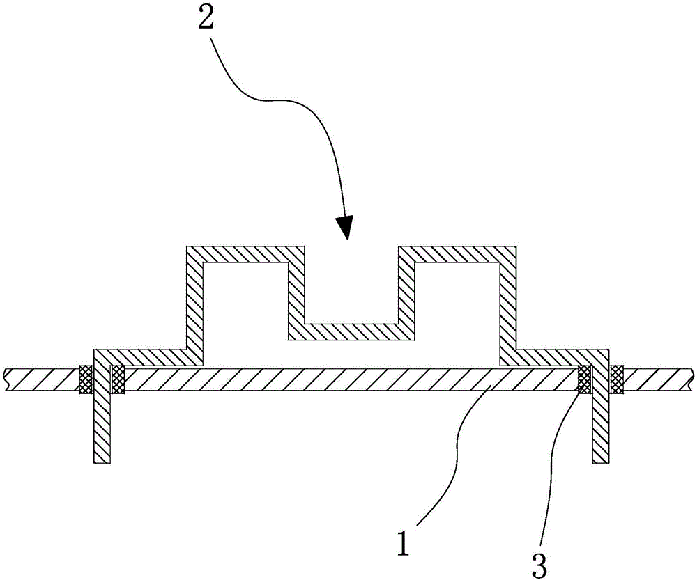 Installation structure of current sampling resistor