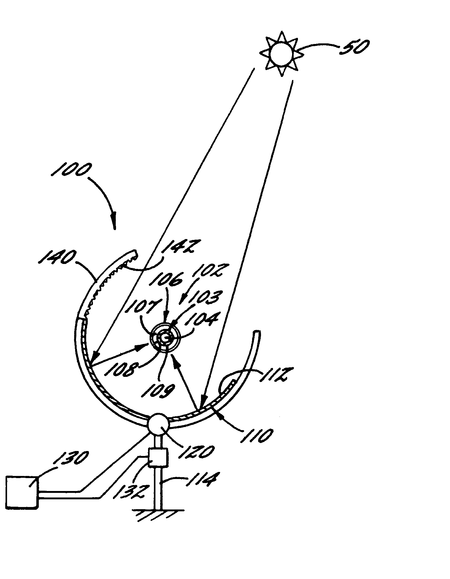 Solar collector and method