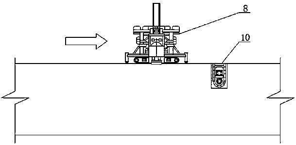 Method for constructing cement soil underground continuous wall under complex geological condition