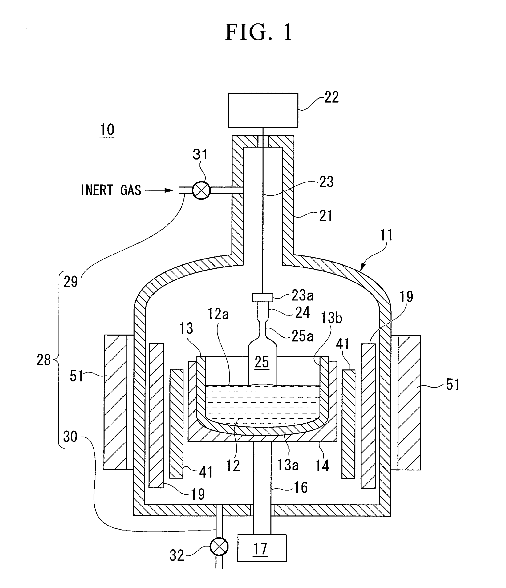 Apparatus for pulling silicon single crystal