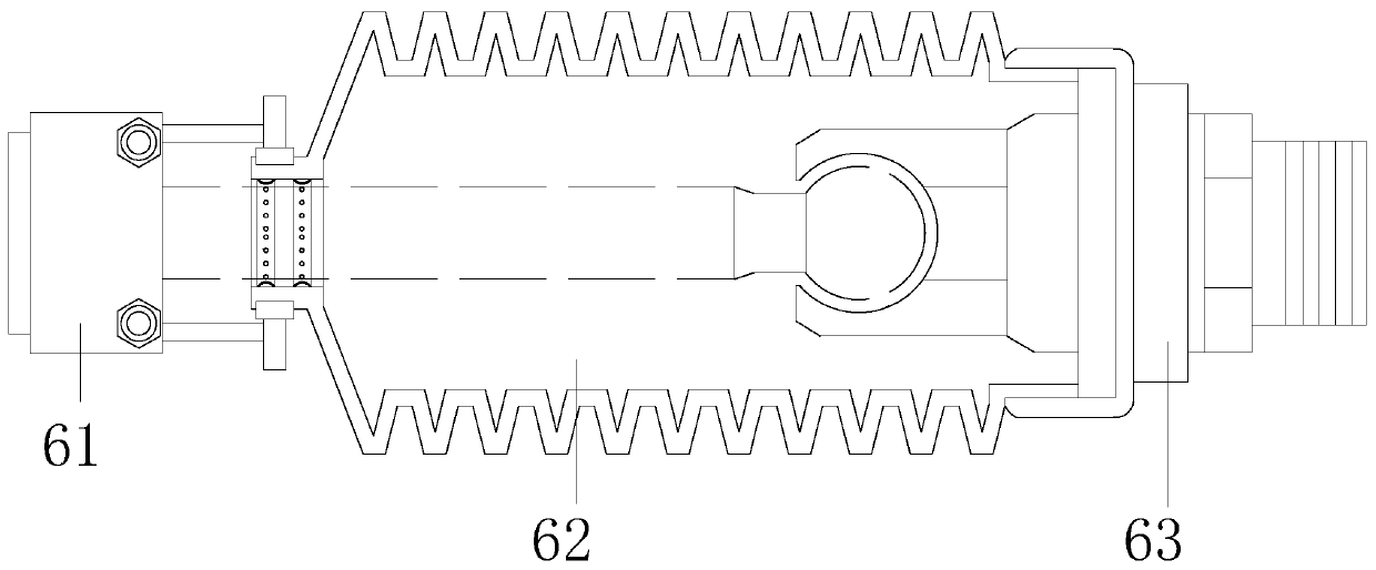 Steering transverse pull rod with composite constant pressure cavity provided with one-way oil conveying protection function