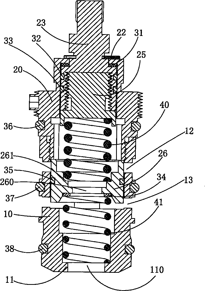 Thermostatic valve core and self-heating metal thermostatic tap made by using same