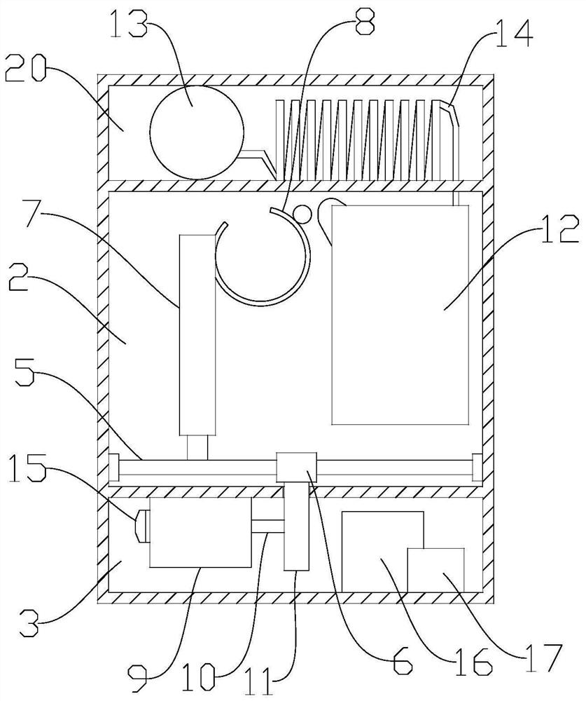 Wall-mounted infusion device for auxiliary infusion in inpatient ward or intensive care unit