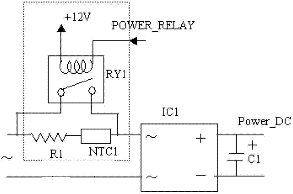 Novel frequency conversion power source protecting device
