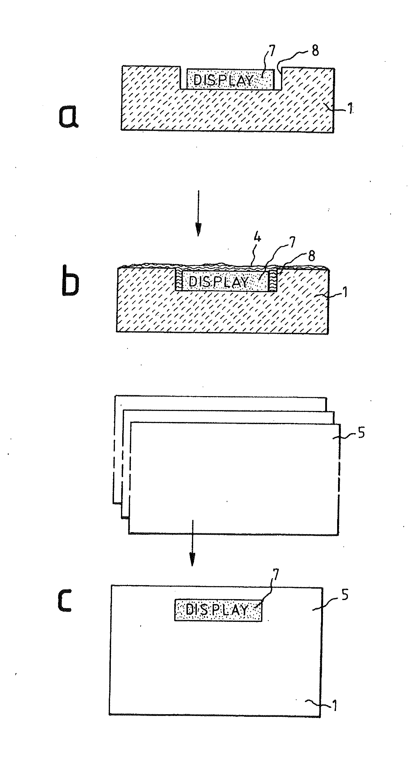 Method for producing a polycarbonate layered composite