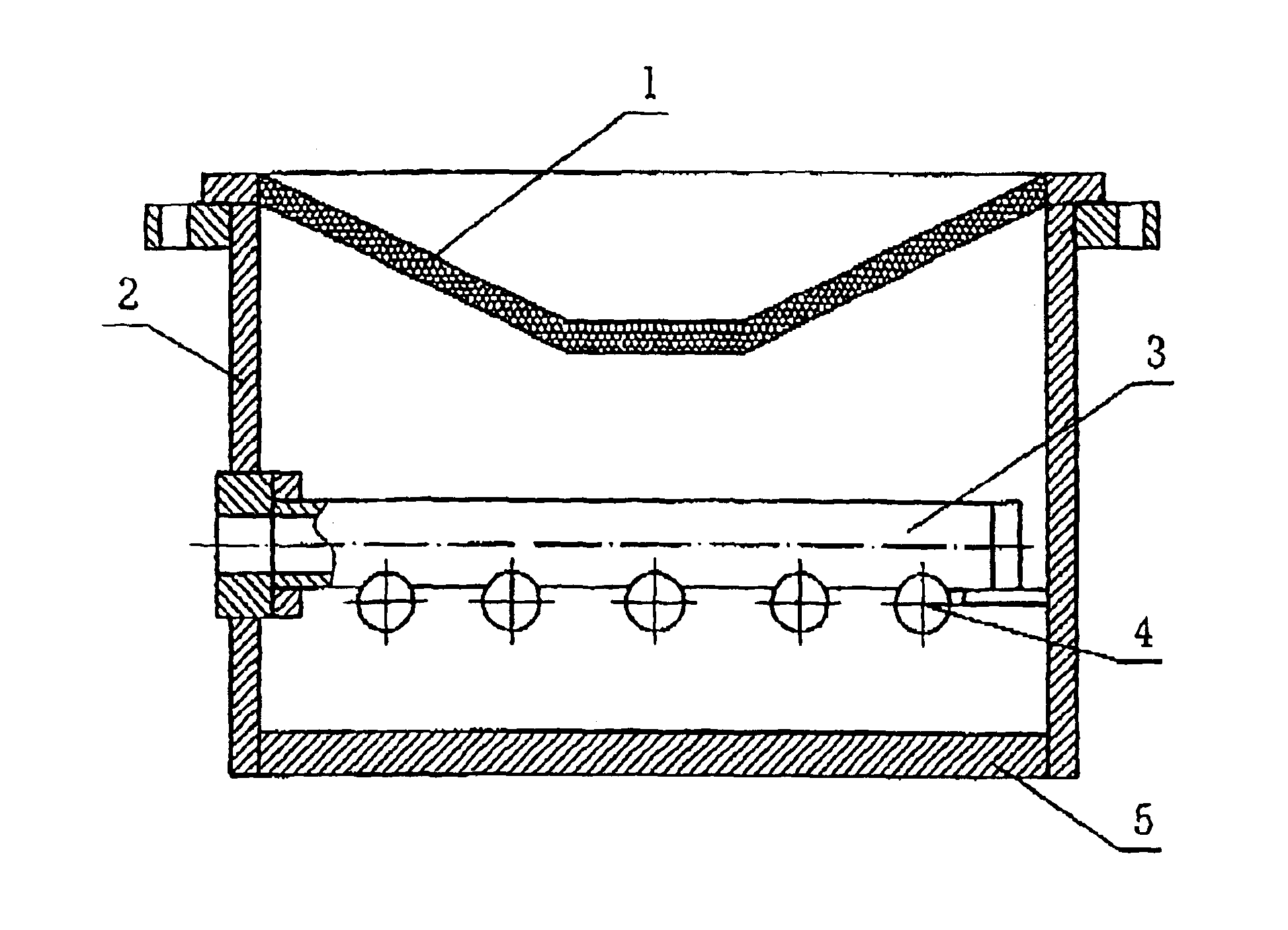 Frustum filter used for separation of cation and anion exchange resins