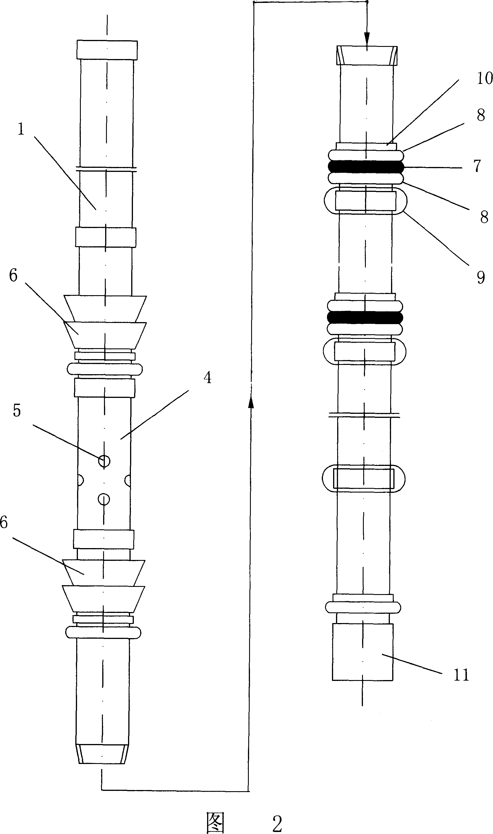 Method and device for repairing oil/gas drilling bushing