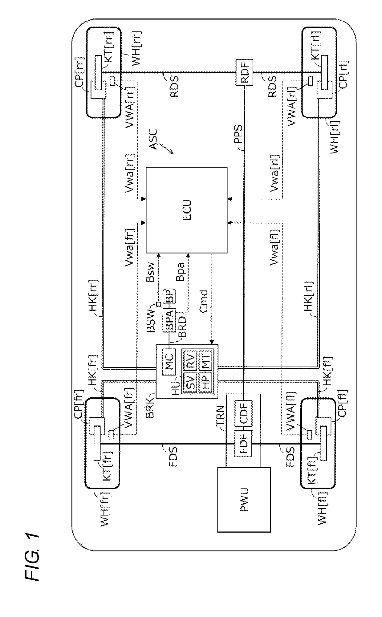 Anti-skid control device for vehicle