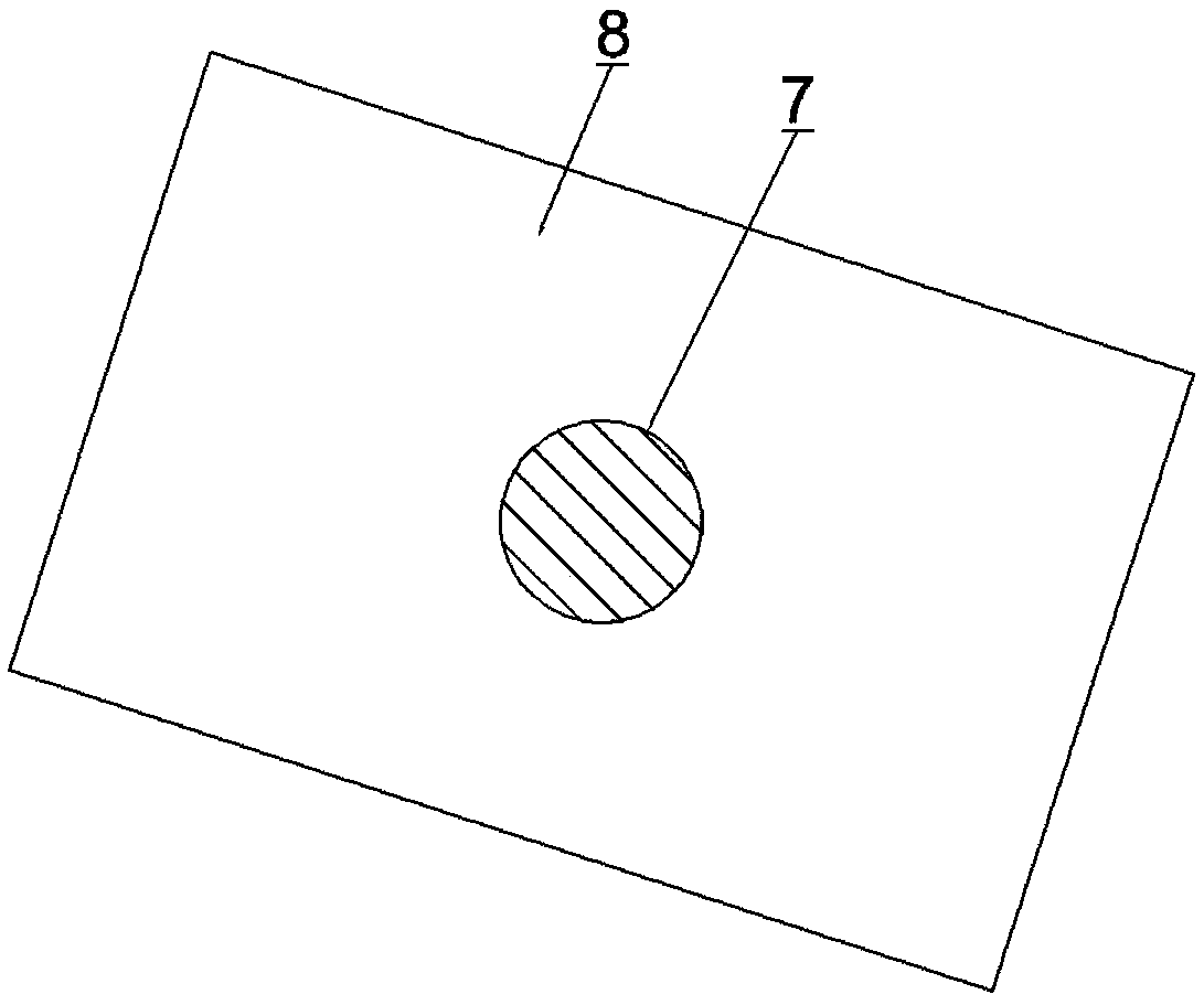 Industrial liquid material mixing equipment based on rectangular mobile mixing trajectory