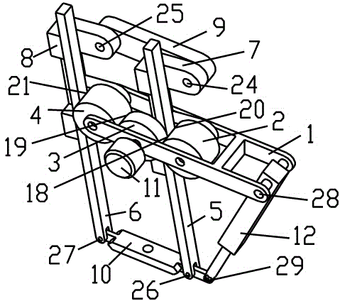 Two-translation manipulator adopting heavy-load gear transmission