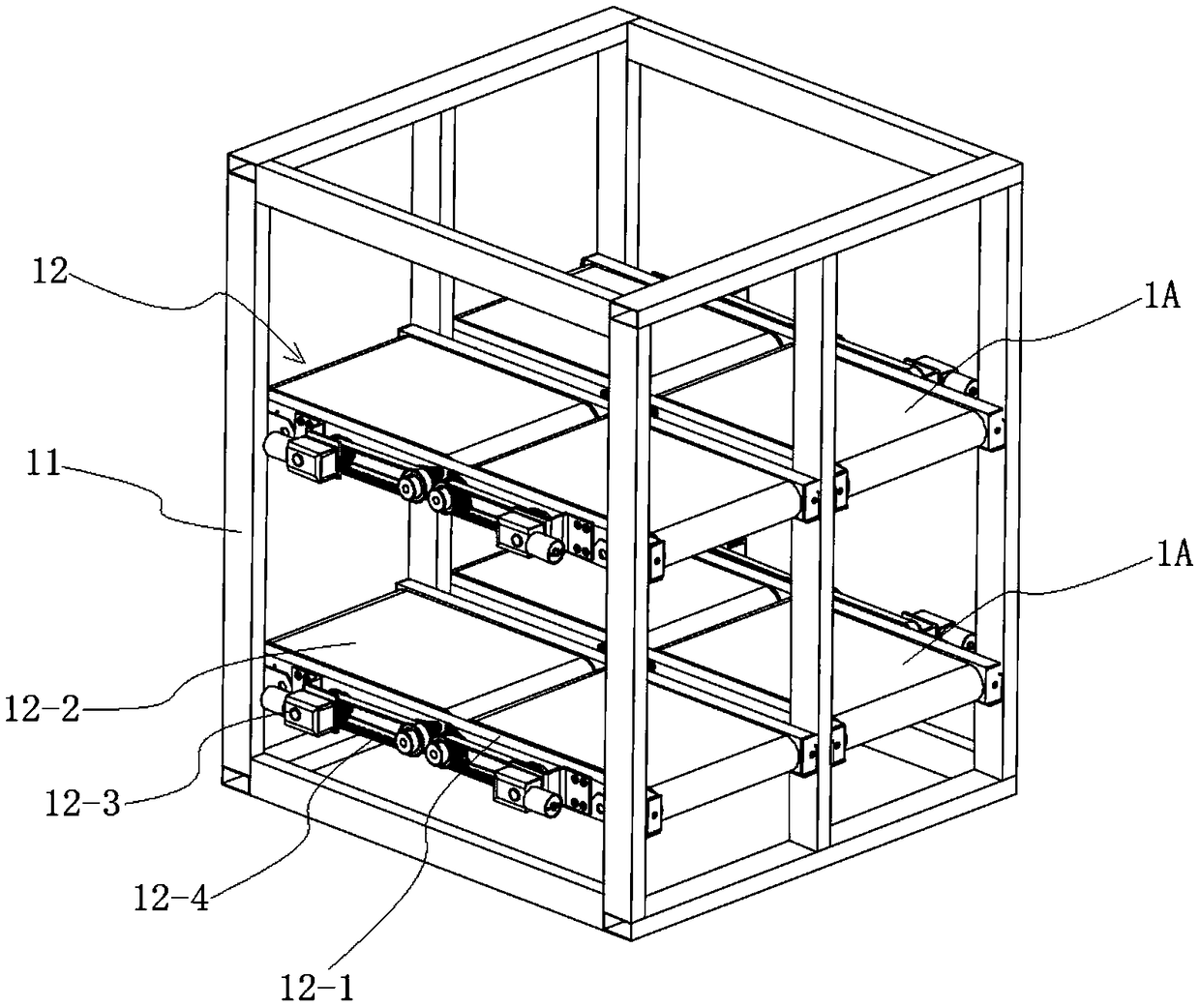 Double-conversion multi-layer three-dimensional parking apparatus control system and control method thereof