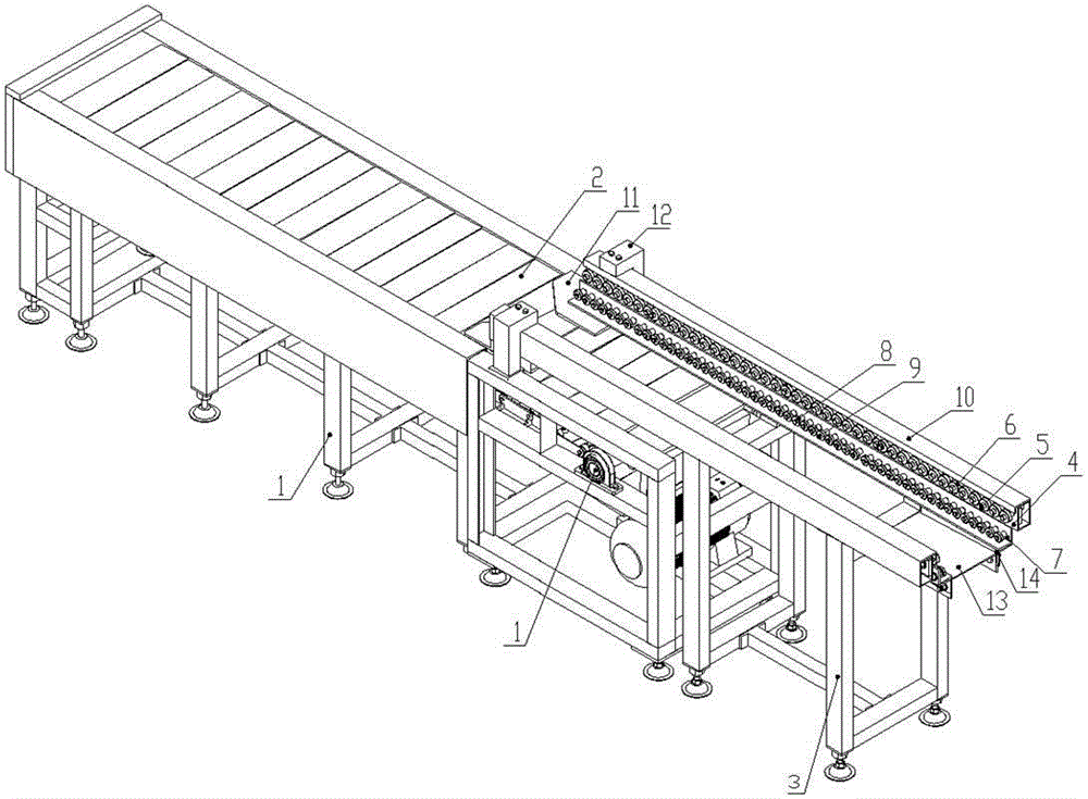 Automatic conveyor for forklift differential assembly