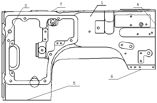 Sewing machine head machining process