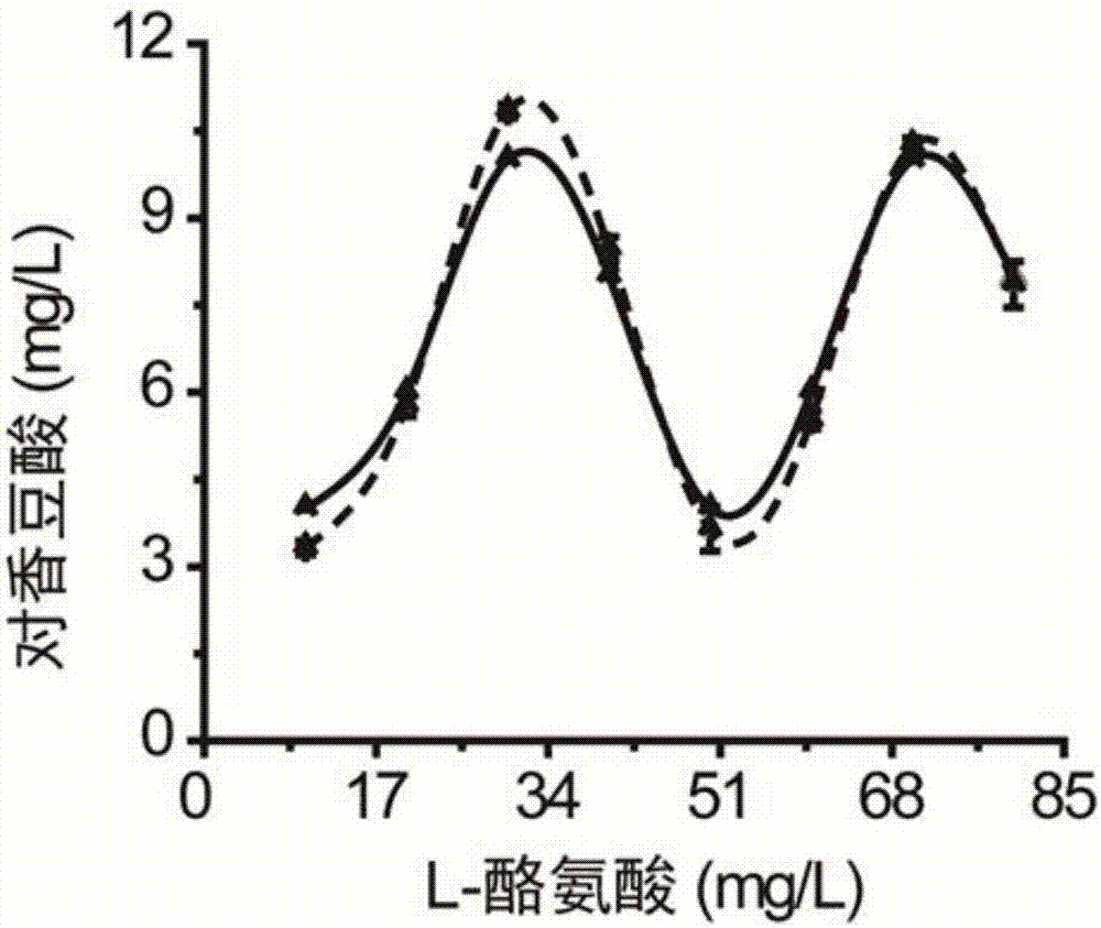 Method using ultraviolet spectroscopy to detect p-coumaric acid in high-throughput manner