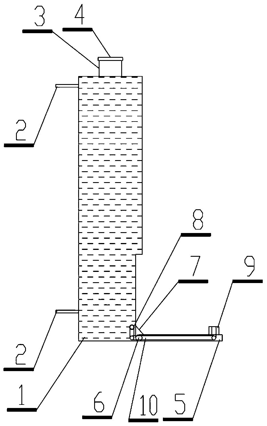 Eyewash device for pharmaceutical preparation operation in concentrating plant