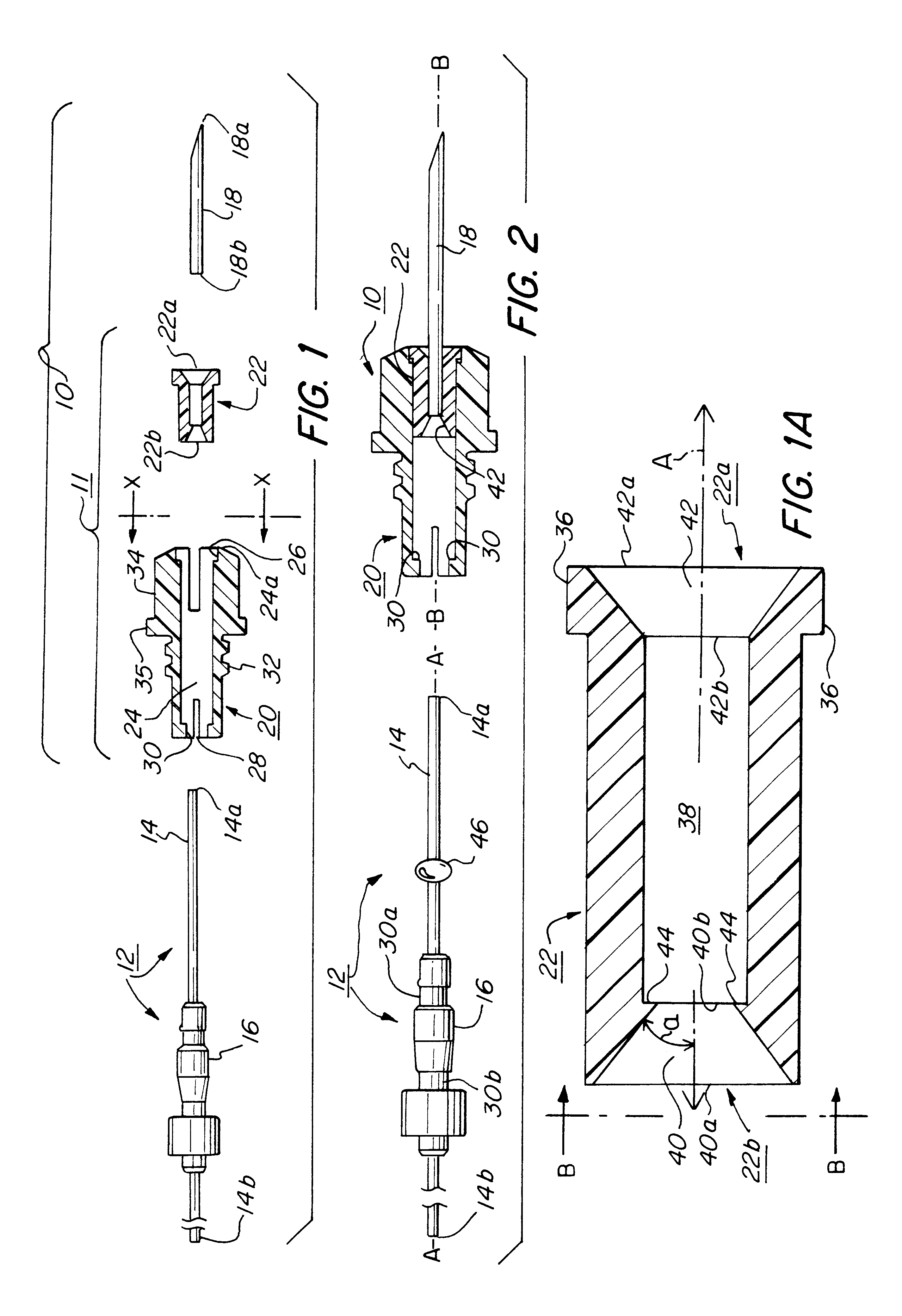Self-blunting needle medical devices and methods of manufacture thereof