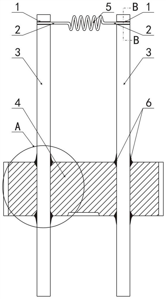 Efficient anti-vibration ion source filament assembly and manufacturing method thereof