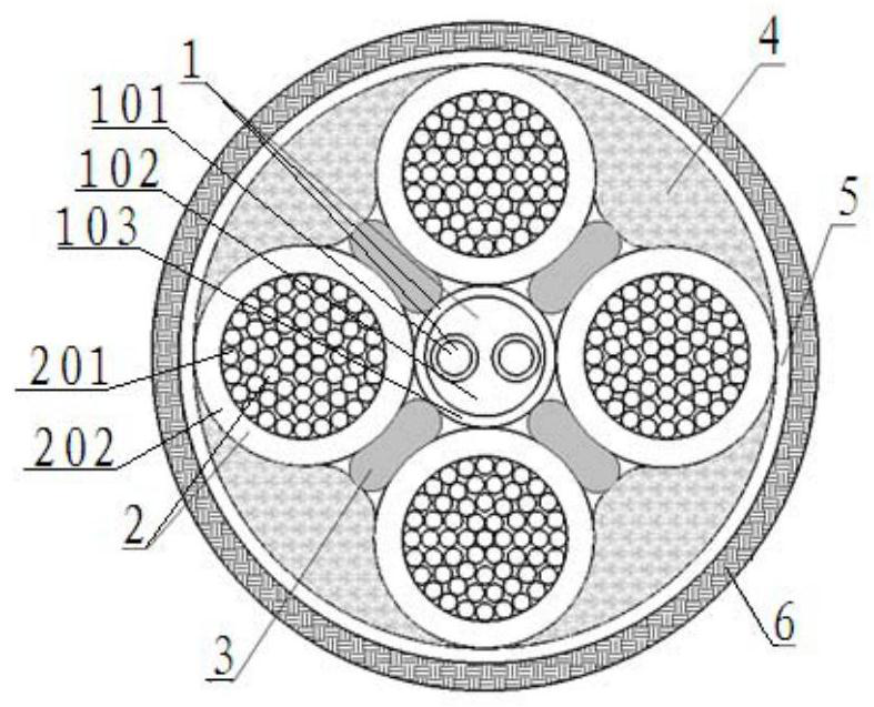 Mooring cable for ship-borne platform