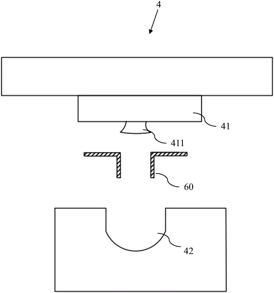 Continuous drawing device and sheet nut stamped part manufacturing device and method