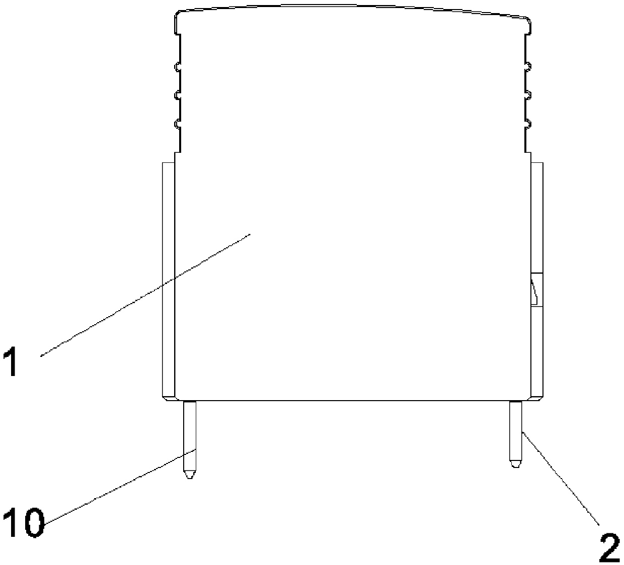 Surge protector capable of resisting high-intensity lightning current