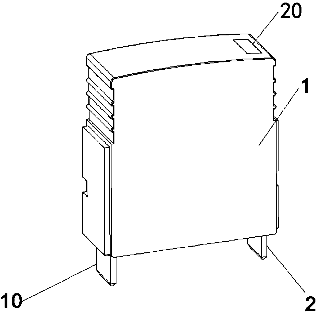 Surge protector capable of resisting high-intensity lightning current