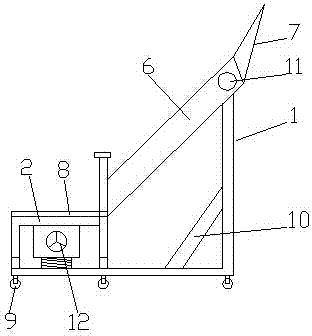 Device for flour bag stacking