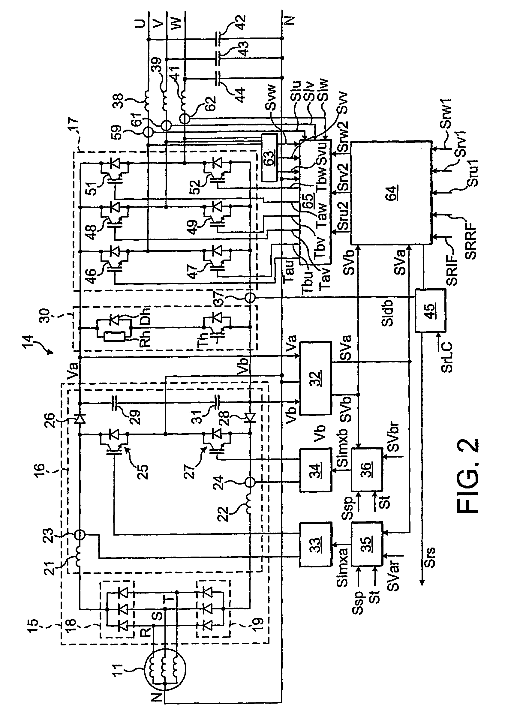 Electrical power supply system and a permanent magnet generator for such a system