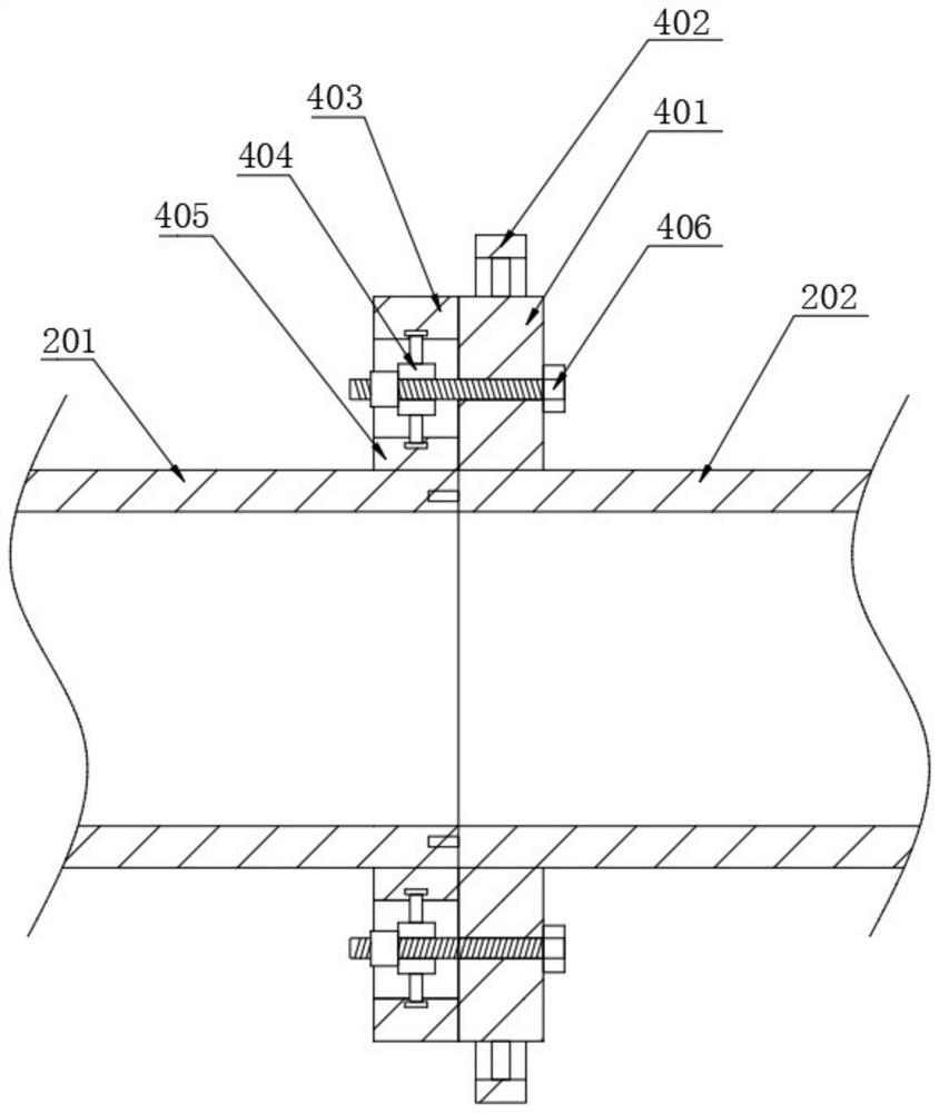 A concrete automatic pumping feeding system