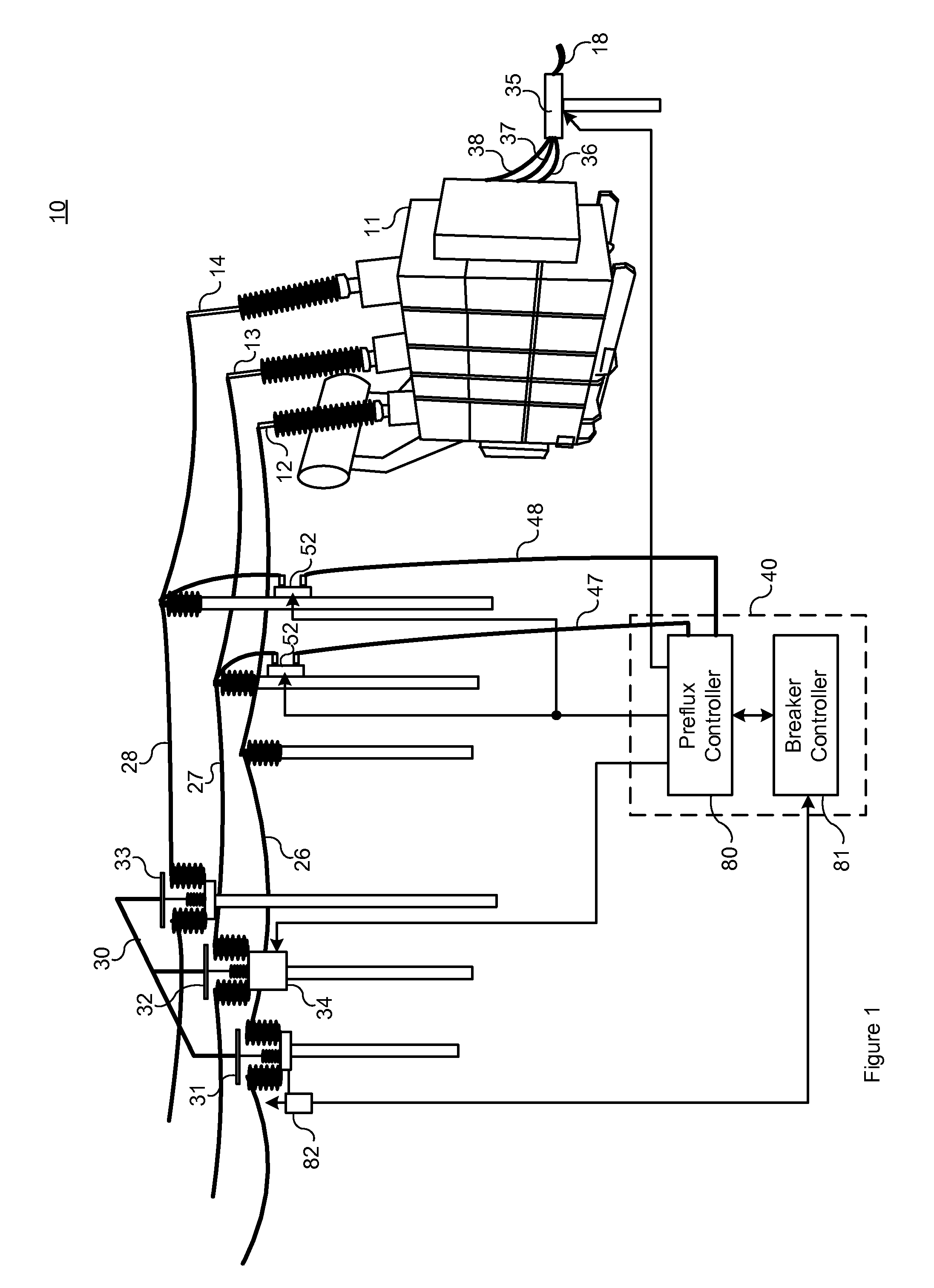 System, apparatus, and method for reducing inrush current in a transformer