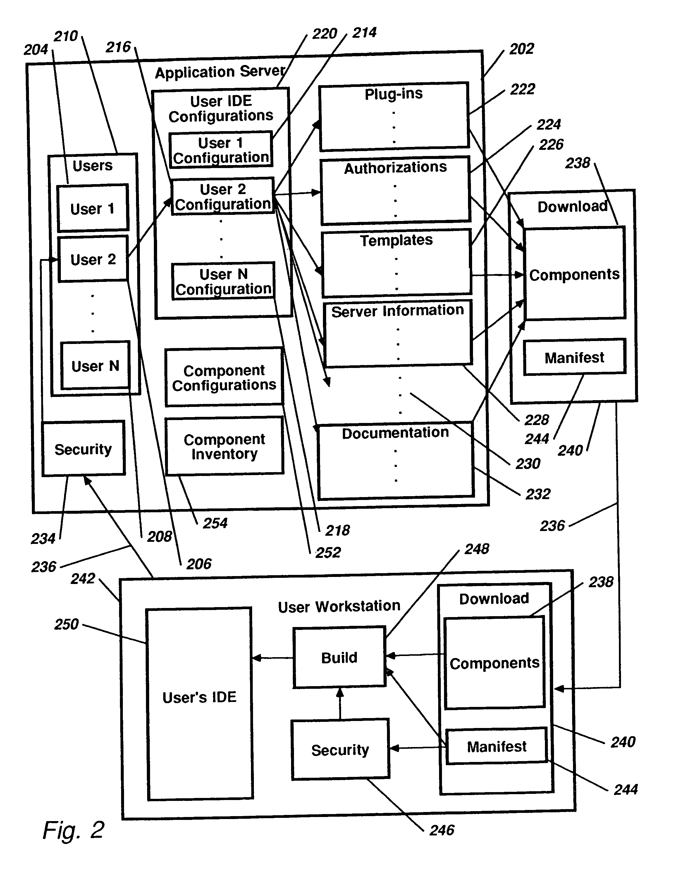 Method, system, computer program product, and article of manufacture for downloading a remote computer program according to a stored configuration
