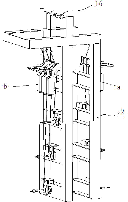 The wiring structure of the wire feeding winch