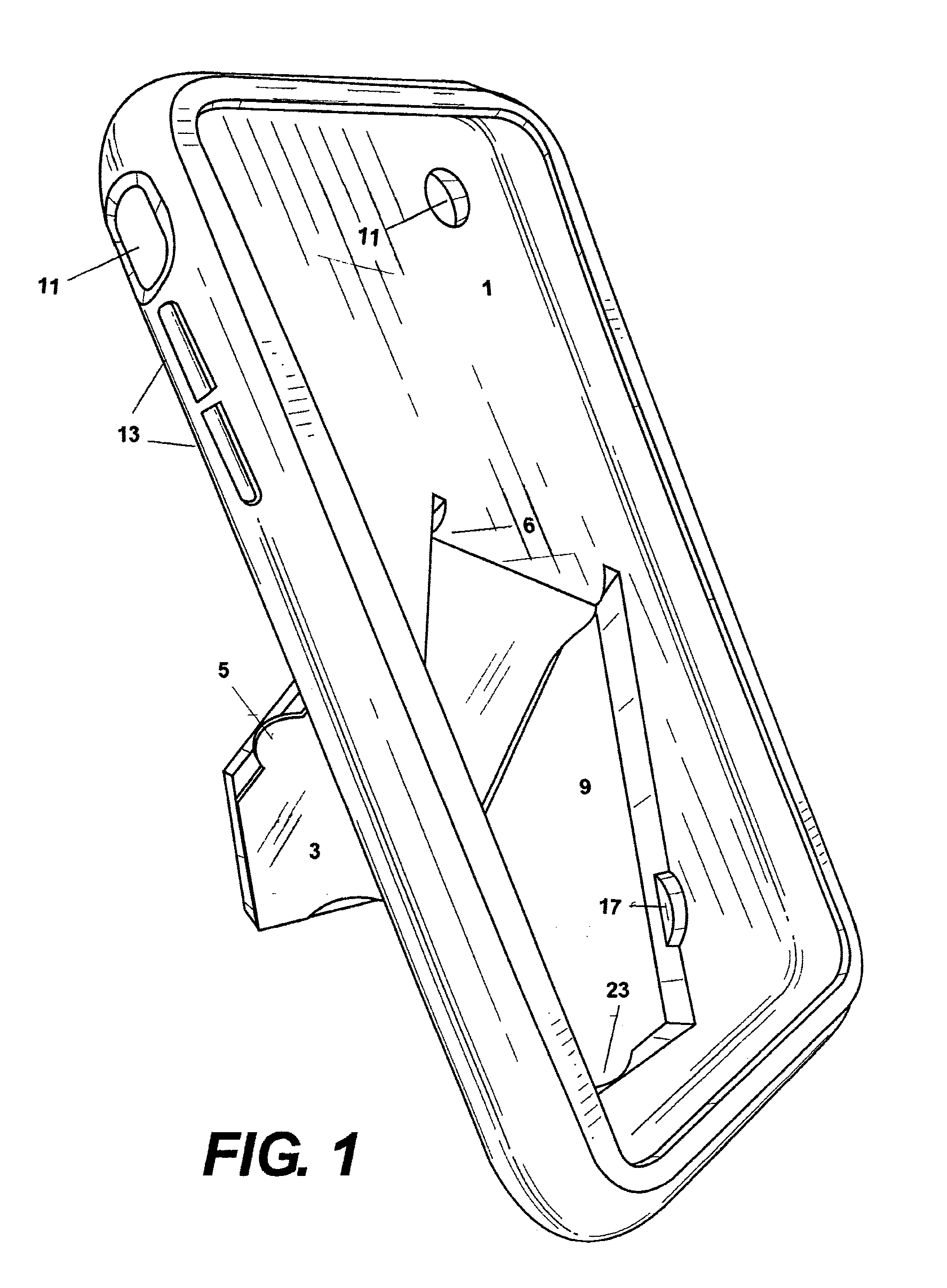 Integrated Frame/Stand for Portable Electronic Devices