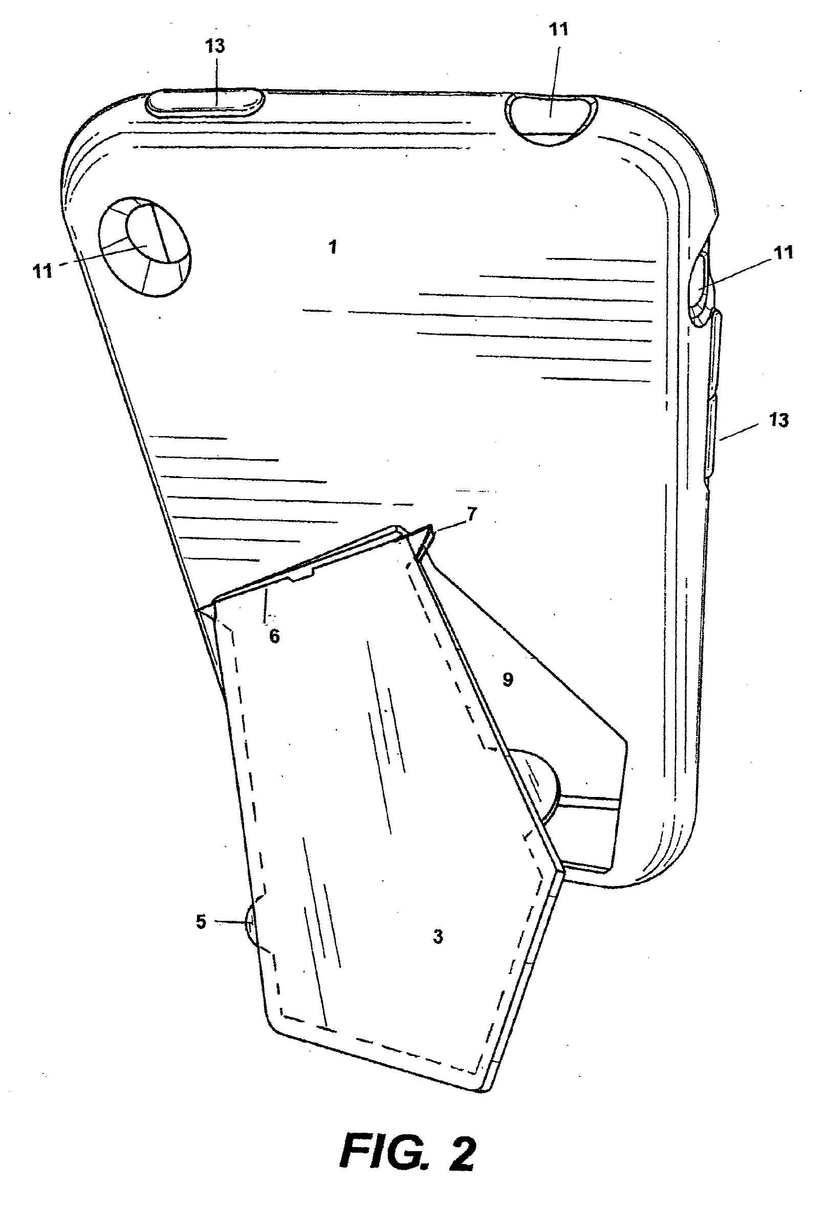 Integrated Frame/Stand for Portable Electronic Devices