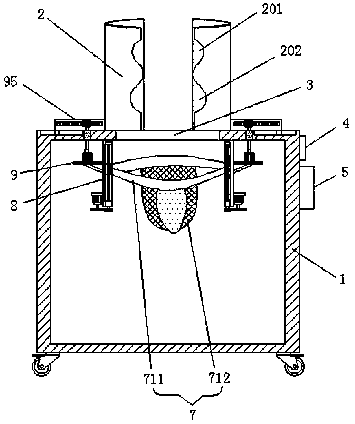 Radiography assistant device applicable to radioautography department