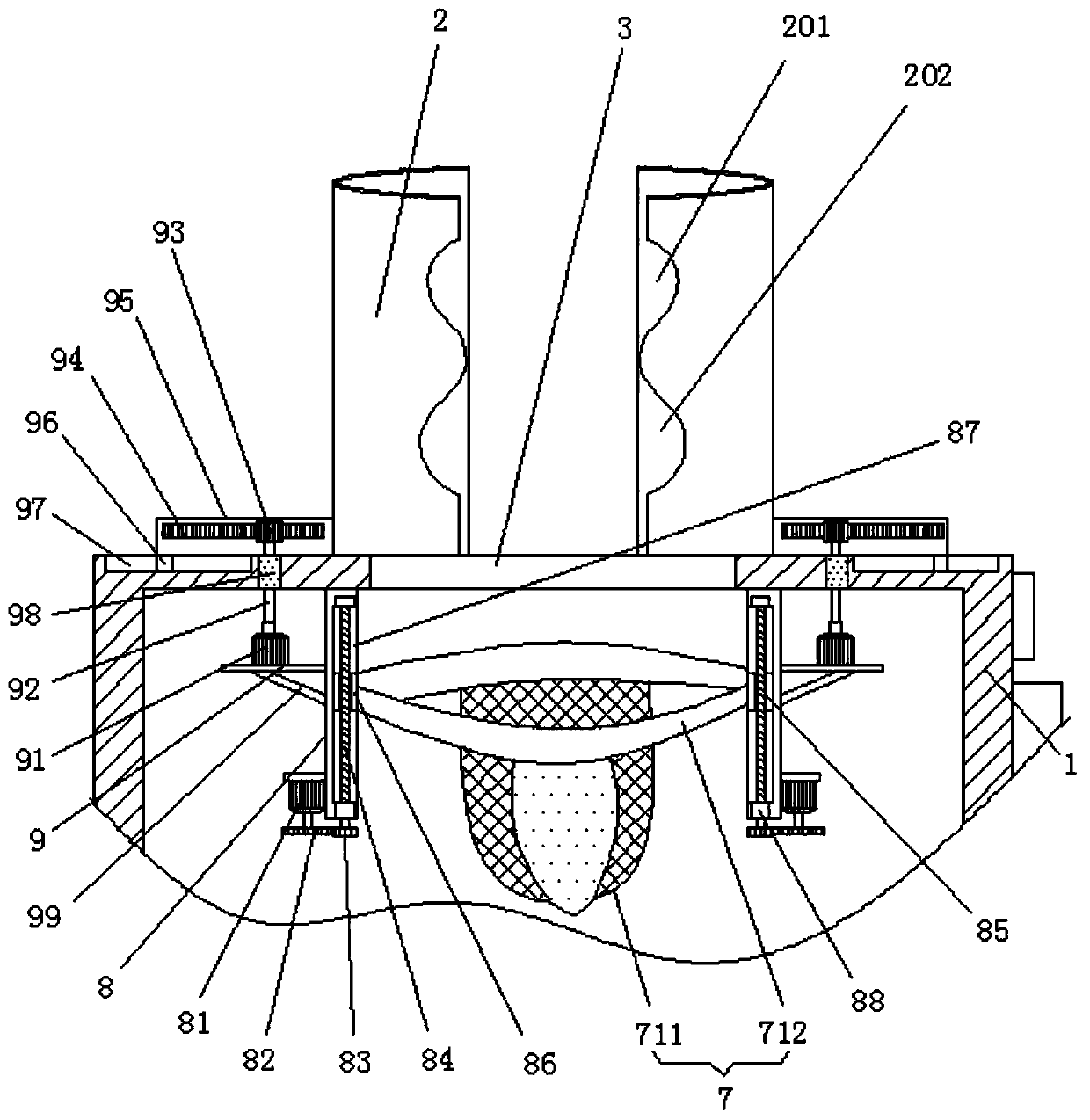 Radiography assistant device applicable to radioautography department